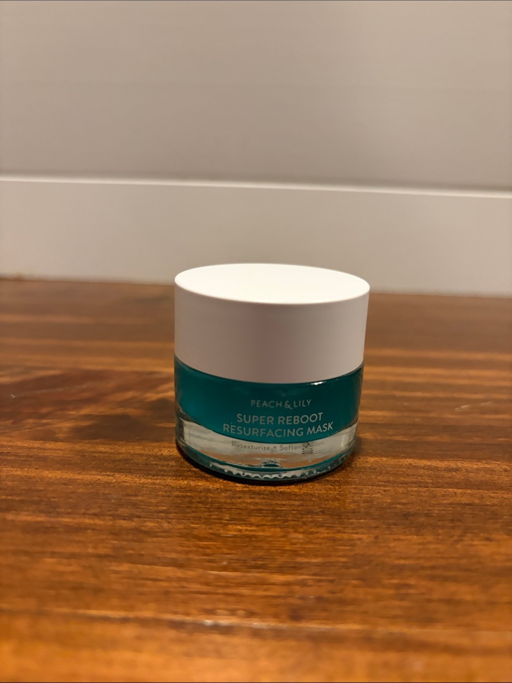 Peach & Lily Super Reboot Resurfacing Mask - Teal & White